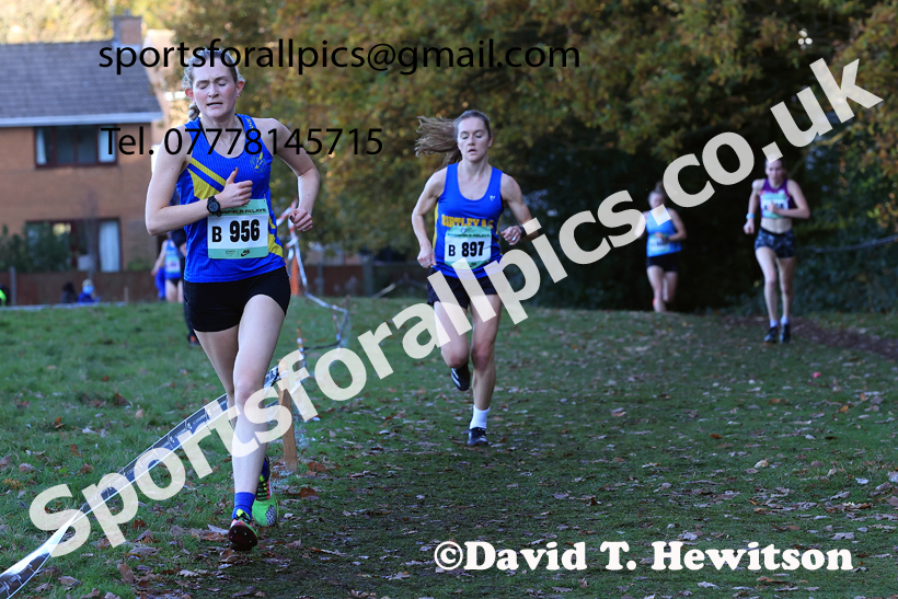 Senior Womens 2025 National Cross Country Relays, Berry Hill Park, Mansfield. Photo: David T. Hewitson/Sports for All Pics